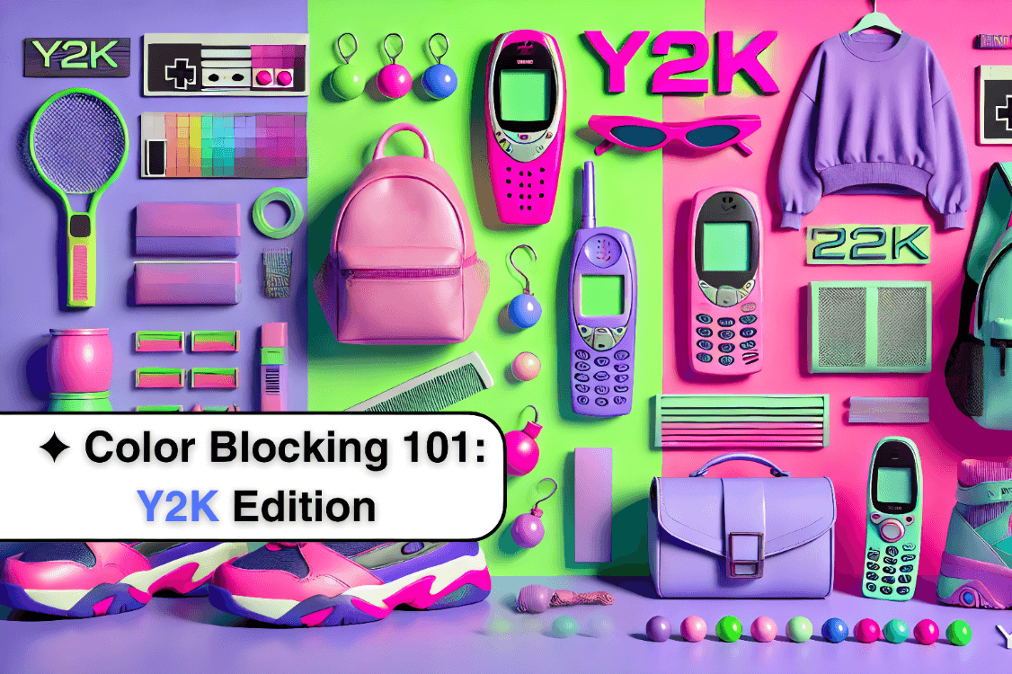 Color Blocking 101: Y2K Edition