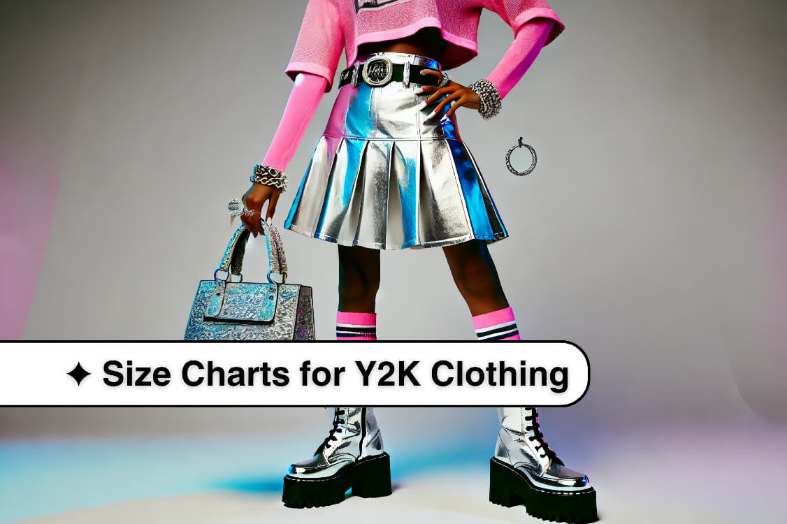 The Ultimate Guide to Size Charts for Y2K Clothing