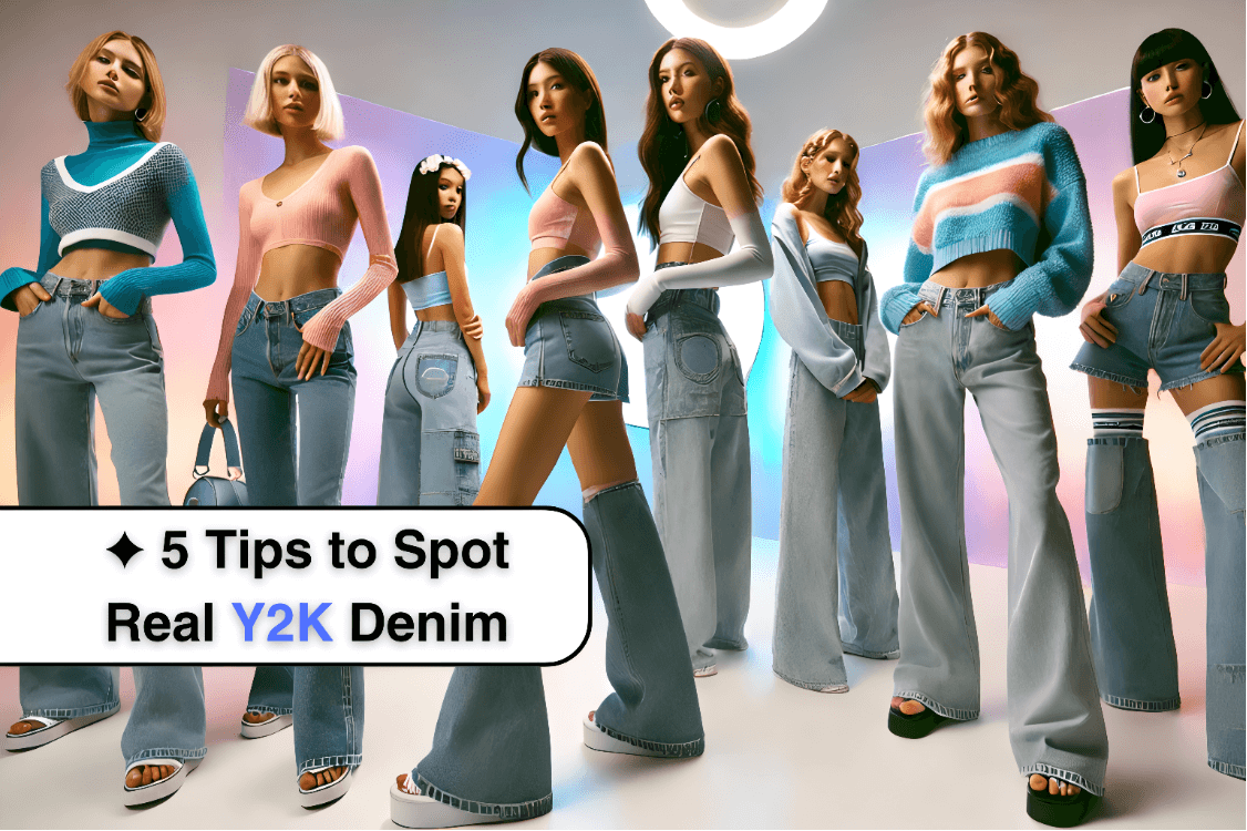 5 Tips for Spotting Authentic Y2K Denim