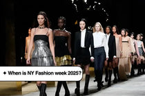 Models showcasing Y2K fashion on the runway during Fashion Week event.