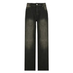 Black Baggy Jeans - Vignette | Y2K Zone®