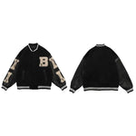 Bone varsity Jacket - Vignette | Y2K Zone®