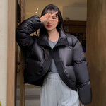 Cropped Puffer Jacket - Vignette | Y2K Zone®