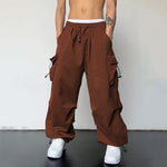 Drawstring Cargo Pants - Vignette | Y2K Zone®