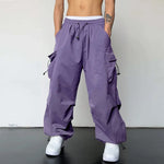 Drawstring Cargo Pants - Vignette | Y2K Zone®