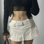 Gothic Mini Skirt - Vignette | Y2K Zone®