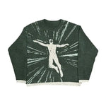 Green Knit Sweater - Vignette | Y2K Zone®