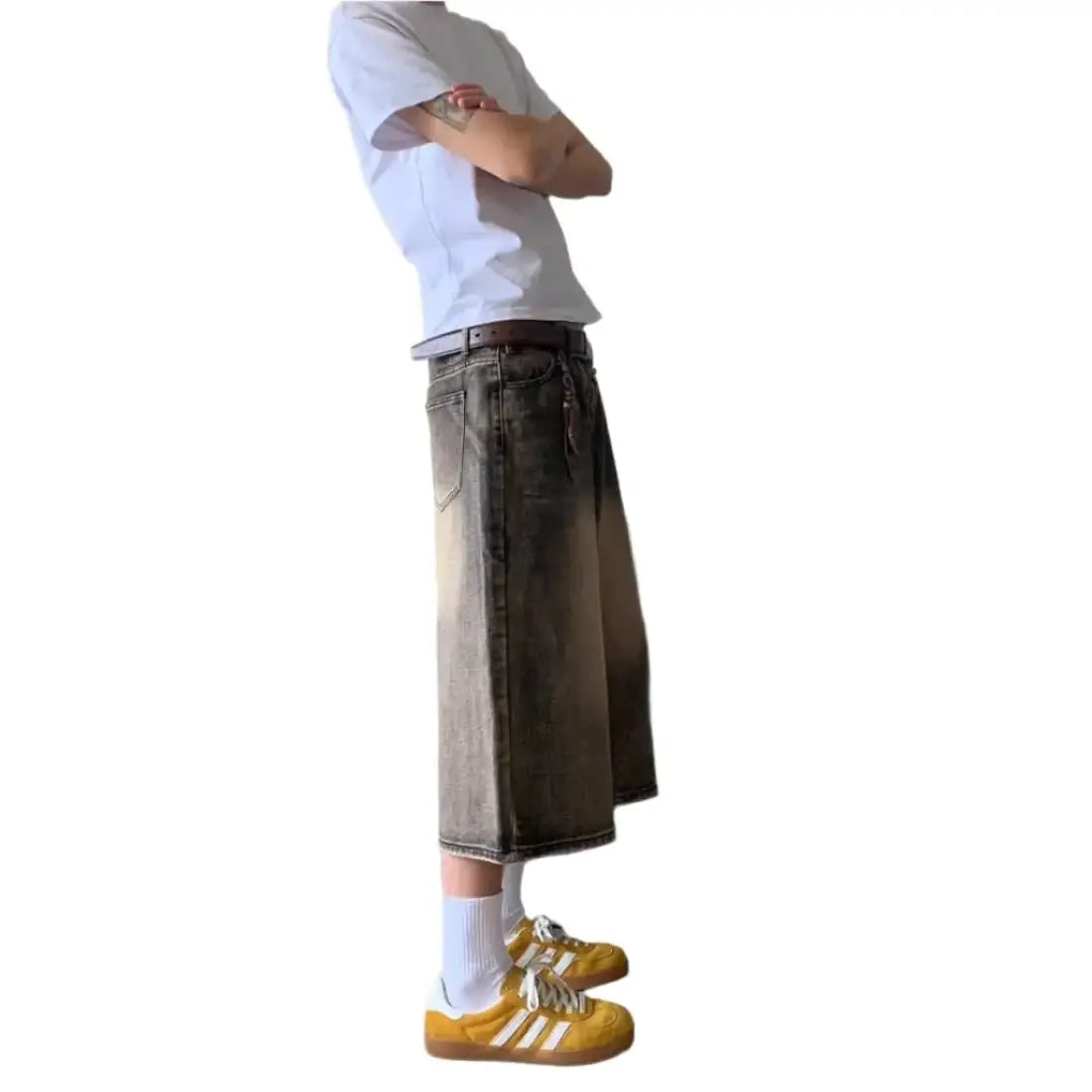 Grey Jorts - Y2K Zone®