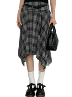 Grey Midi Skirt - Vignette | Y2K Zone®