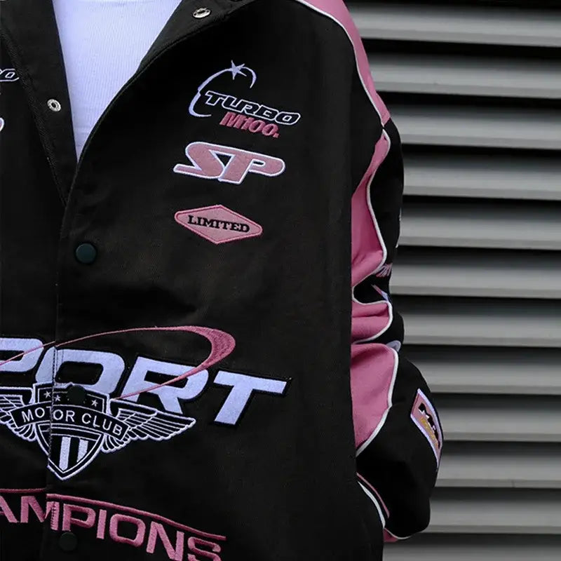 Pink Moto Jacket - Y2K Zone®