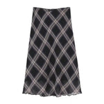 Plaid A Line Skirt - Vignette | Y2K Zone®