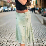 Retro Floral Skirt - Vignette | Y2K Zone®