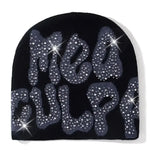 Rhinestone Beanie - Vignette | Y2K Zone®