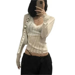 V-Neck Sweater Women - Vignette | Y2K Zone®