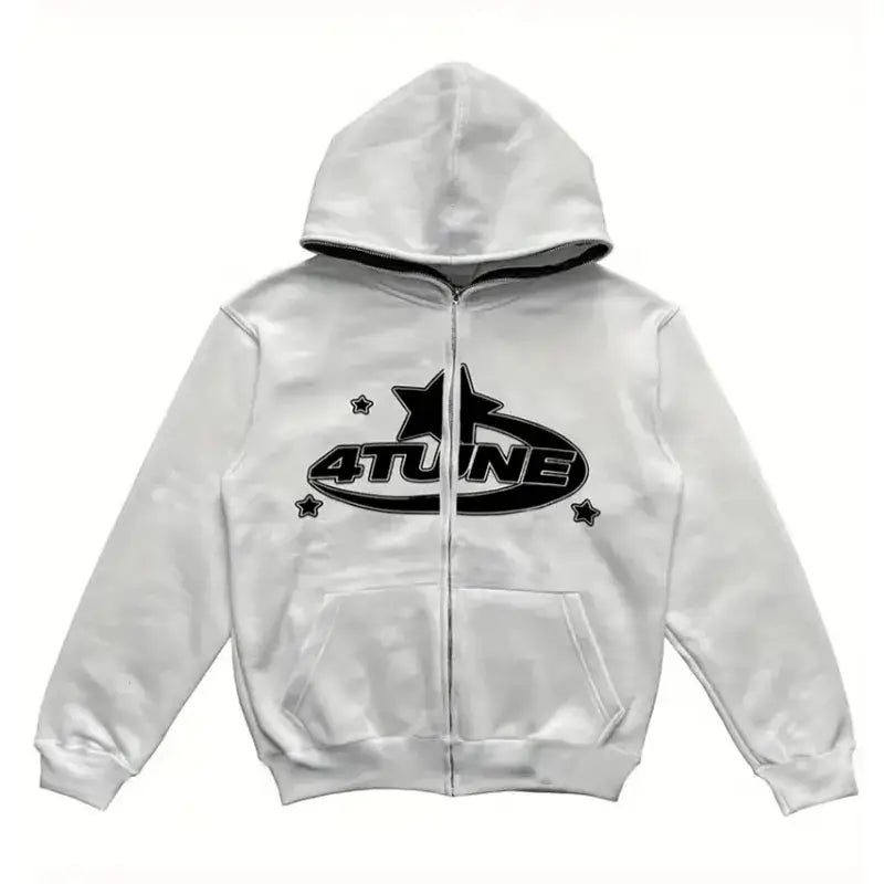White Y2K Hoodie - Y2K Zone®