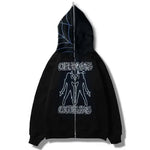Y2K Rhinestone Hoodie - Vignette | Y2K Zone®