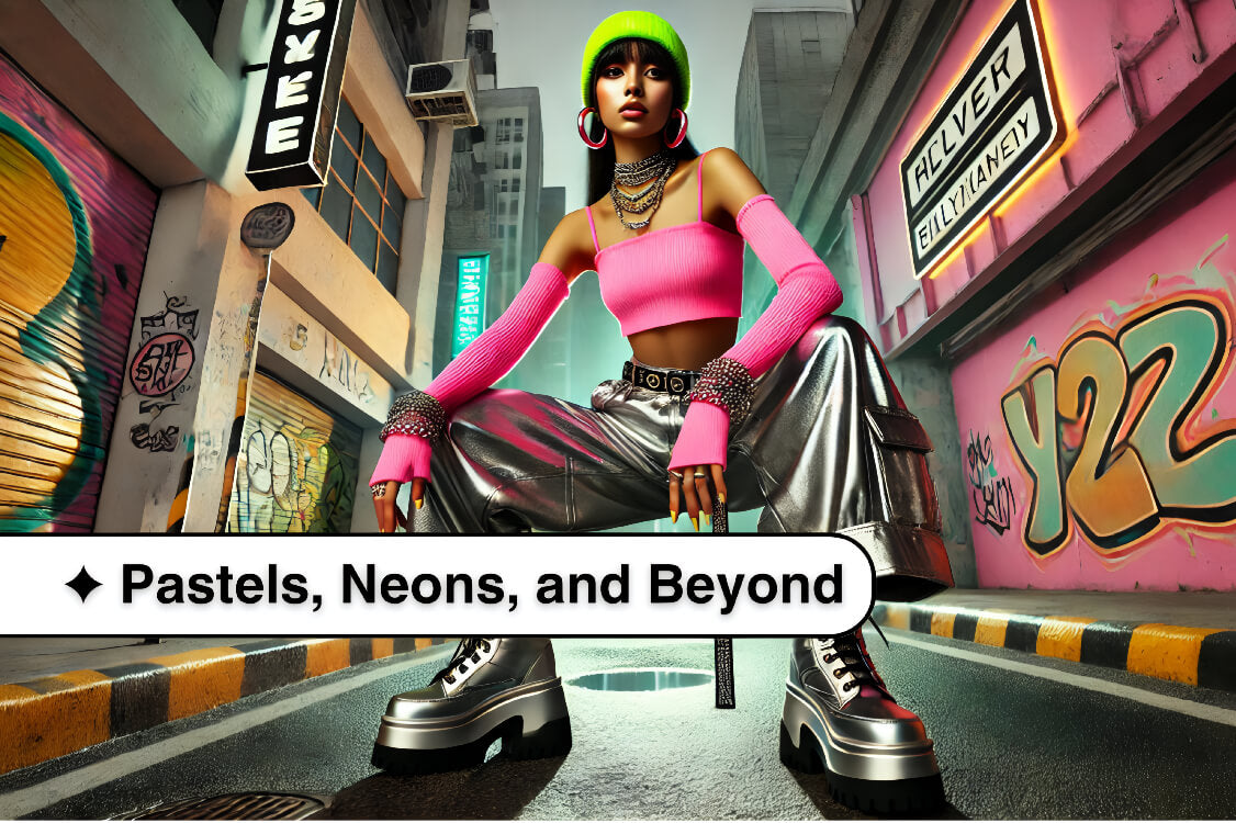 Get Ready For A Night Of Pastel Colors And Neon Lights