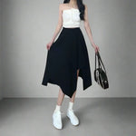 Asymmetrical Wrap Skirt - Vignette | Y2K Zone®