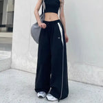 Black Baggy Pants - Vignette | Y2K Zone®