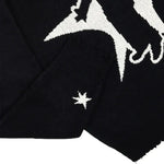 Black Knit Sweater - Vignette | Y2K Zone®