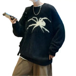 Black Spider Sweater - Vignette | Y2K Zone®