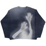 Blue and White Sweater - Vignette | Y2K Zone®