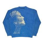 Blue Knit Sweater - Vignette | Y2K Zone®