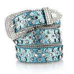 Blue Rhinestone Belt - Vignette | Y2K Zone®