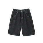 Denim Oversized Shorts - Vignette | Y2K Zone®