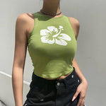 Floral Crop Top - Vignette | Y2K Zone®