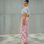 Pink Cargo Pants - Vignette | Y2K Zone®