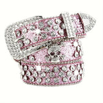 Pink Skull Belt - Vignette | Y2K Zone®