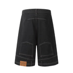 Reverse Jean Shorts - Vignette | Y2K Zone®