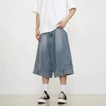 Reverse Jean Shorts - Vignette | Y2K Zone®