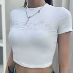 Rhinestone Crop Top - Vignette | Y2K Zone®