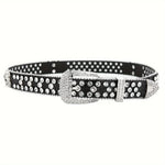 Rhinestone Skull Belt - Vignette | Y2K Zone®