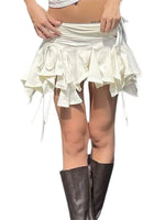 Ruffled Mini Skirt - Vignette | Y2K Zone®