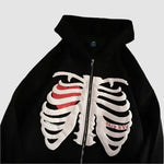 Skeleton Hoodie - Vignette | Y2K Zone®