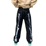 Skeleton Pants Jeans - Vignette | Y2K Zone®