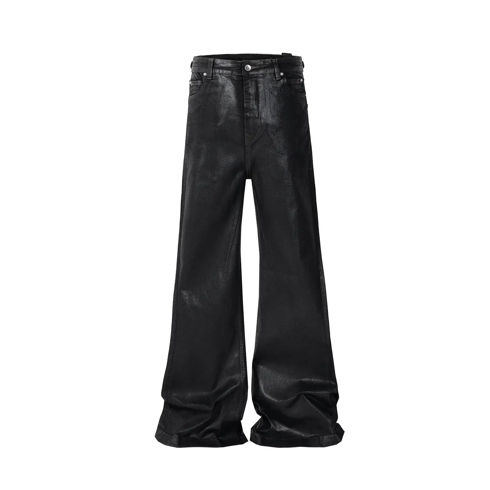 Wide-leg black Slim Flare Jeans featuring an exaggerated flared silhouette