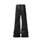 Wide-leg black Slim Flare Jeans featuring an exaggerated flared silhouette