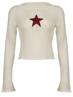 Star Knit Sweater - Vignette | Y2K Zone®