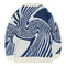 Swirl Sweater with a blue and white swirling pattern to stay warm in Y2K style