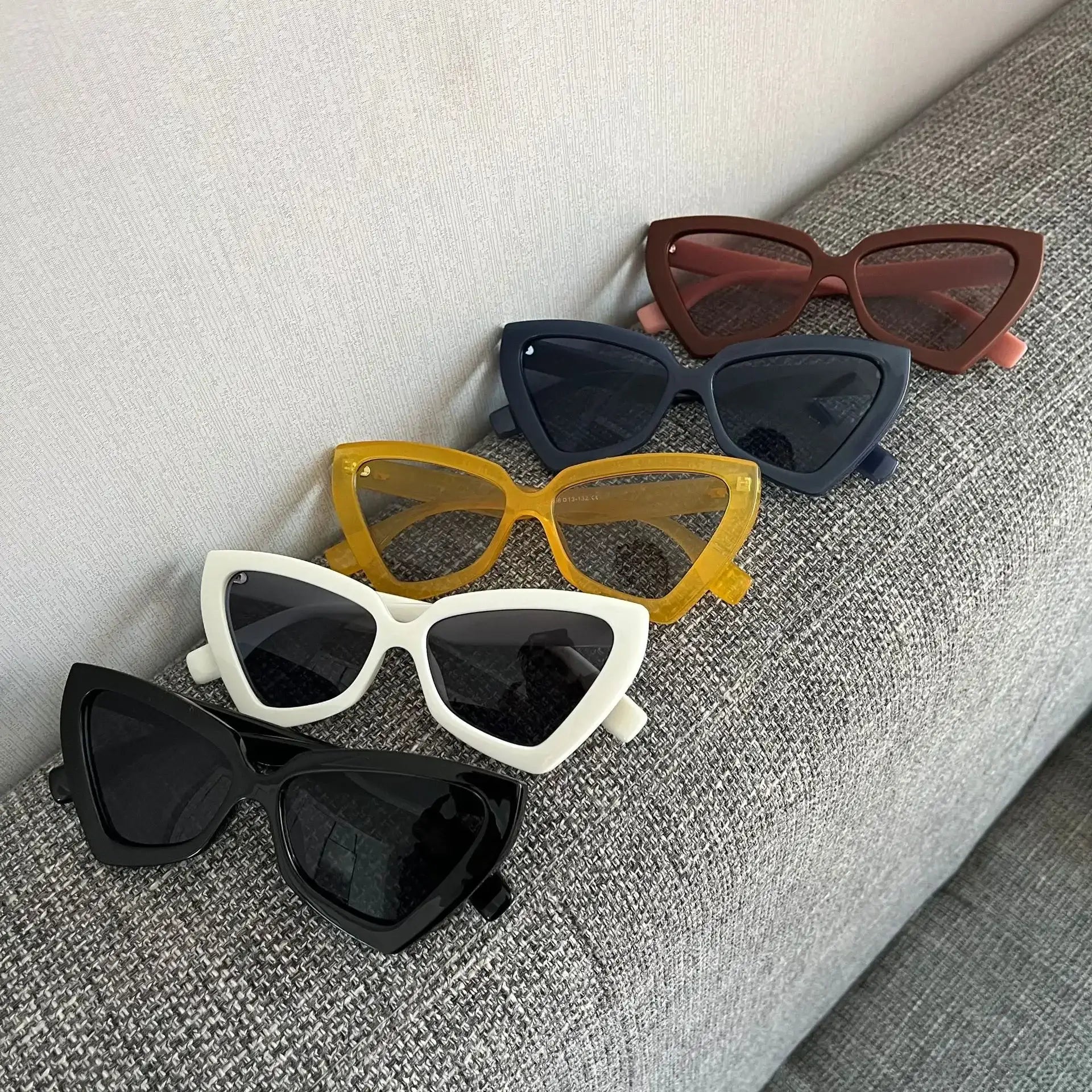 Collection of colorful Womens Cat Eye Sunglasses showcasing stylish cat eye designs