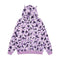 Purple camouflage Y2K Bape hoodie with cat ears on the hood for stylish comfort