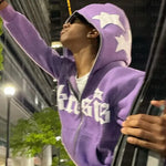 Y2K Purple Hoodie - Vignette | Y2K Zone®